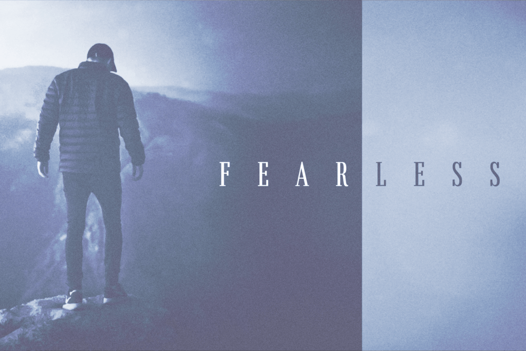 Fearless sermon series invite card